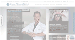 Desktop Screenshot of grecohairrestoration.com